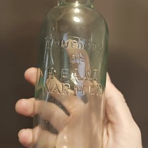 Vintage glass bottle